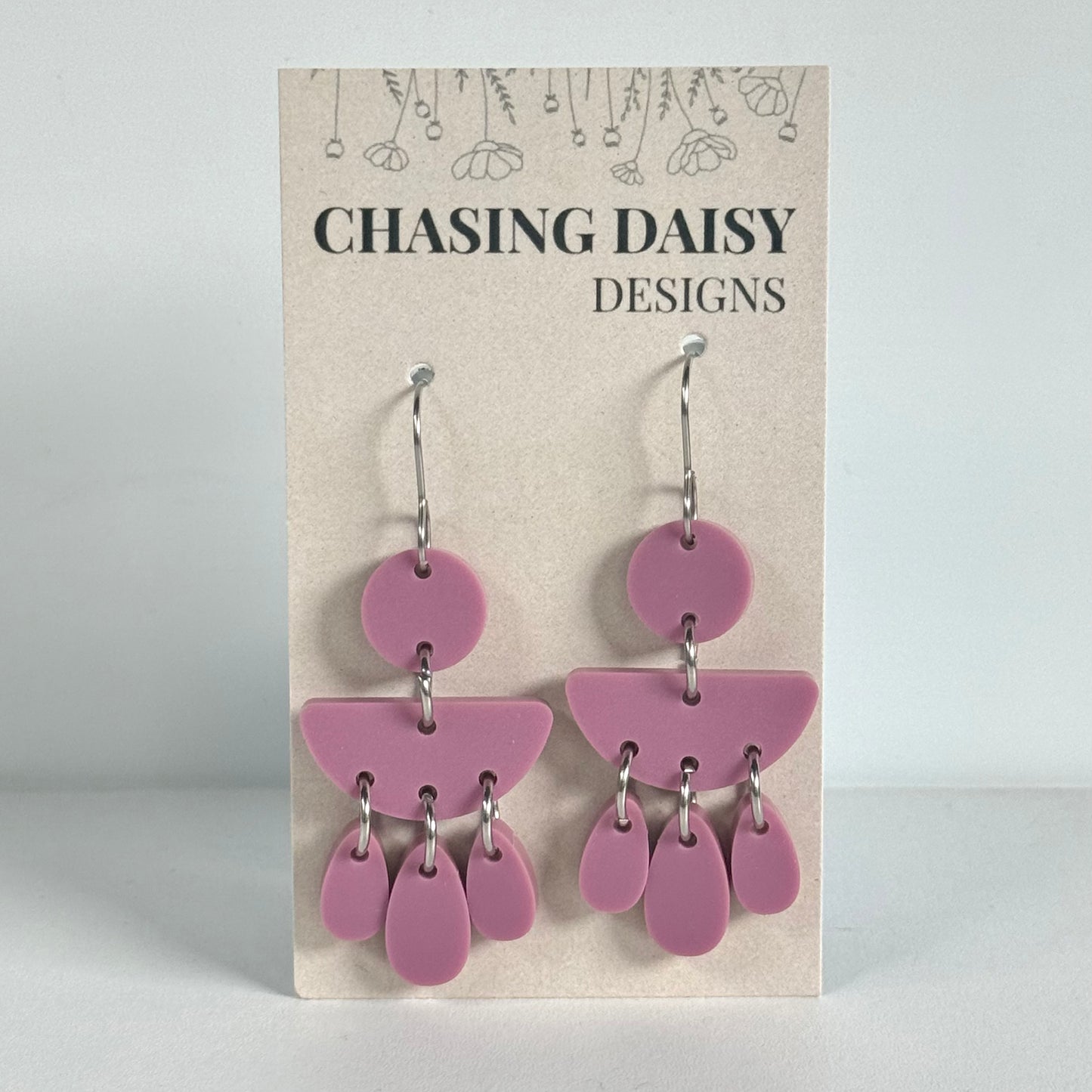 Dusty Mauve Chandeliers